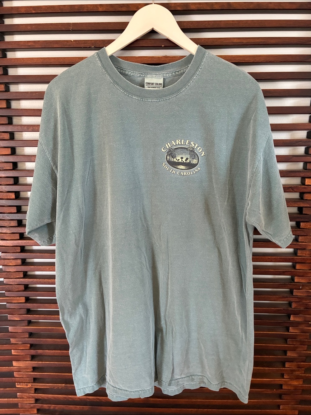 🎉NEW LISTING!🎉Comfort Colors Charleston Pocket Graphic Tee - Sage Green